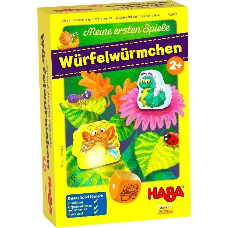 Würfelwürmchen (Kinderspiel) von Haba Sales GmbH & Co.KG