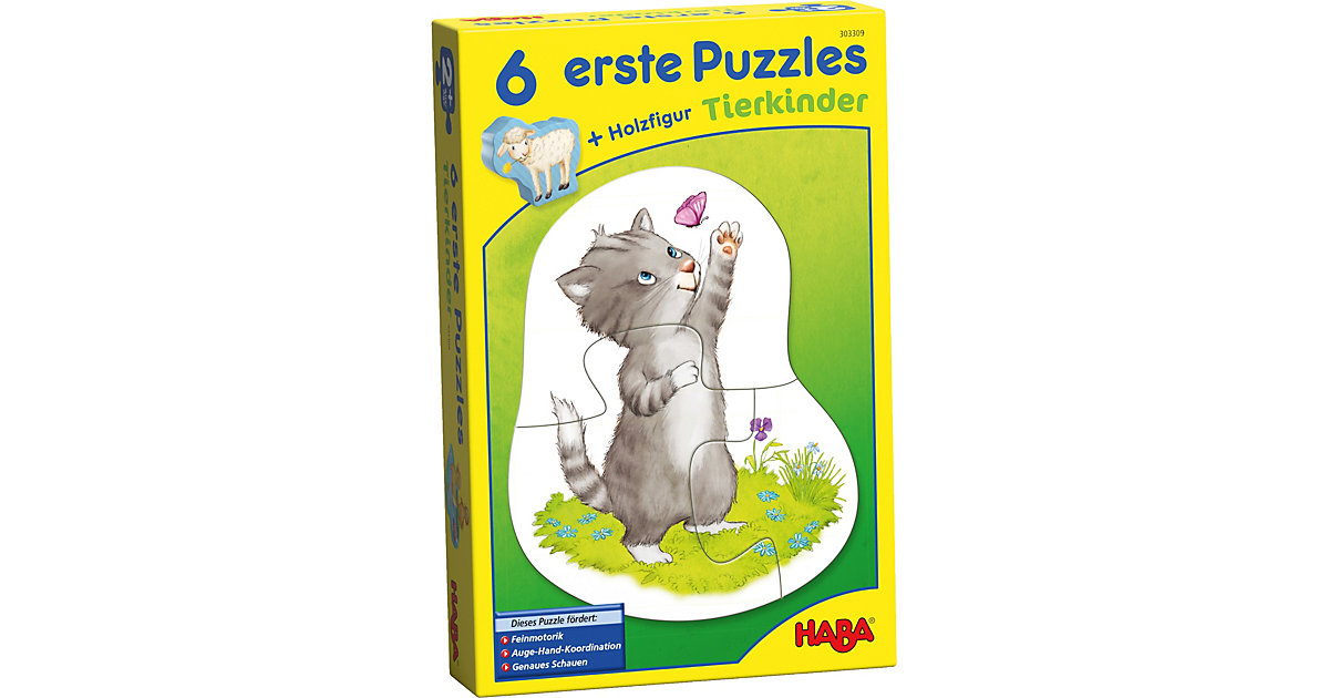 HABA 303309 6 erste Puzzles - Tierkinder (Kinderpuzzle) HABA 303309 6 erste Puzzles - Tierkinder (Kinderpuzzle) von HABA