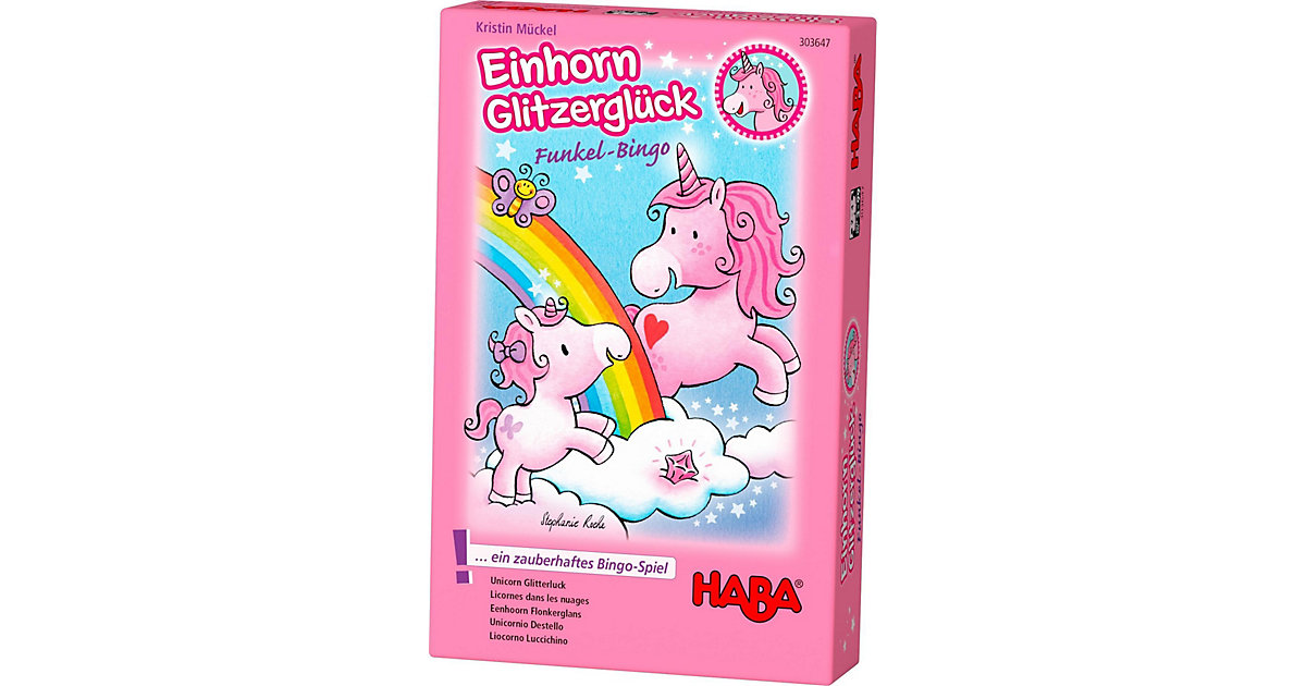 HABA 303647 Einhorn Glitzerglück - Funkel-Bingo HABA 303647 Einhorn Glitzerglück - Funkel-Bingo von HABA