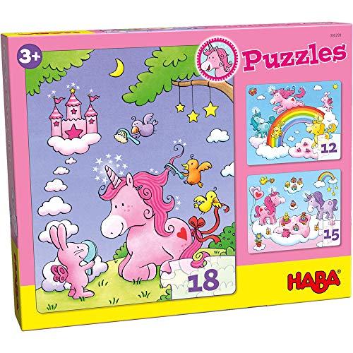 HABA 300299 - Puzzles Einhorn Glitzerglück von HABA