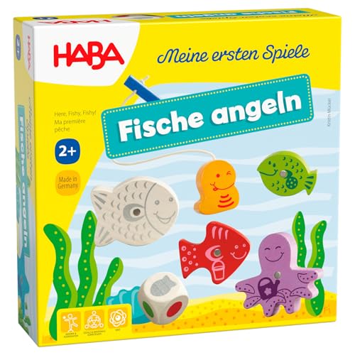 HABA Fische Angeln Meine ersten Spiele Angelspiel aus Holz für Kinder ab 2 Jahren Fördert Feinmotorik, freies Spielen, Lernen & Farben-unterscheiden 1004983001 HABA Fische Angeln Meine ersten Spiele Angelspiel aus Holz für Kinder ab 2 Jahren Fördert Feinmotorik, freies Spielen, Lernen & Farben-unterscheiden 1004983001 von HABA