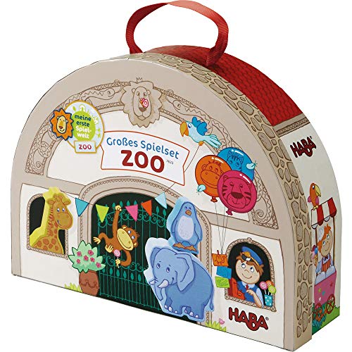 HABA 7633 - Meine erste Spielwelt Zoo - Großes Spielset von HABA