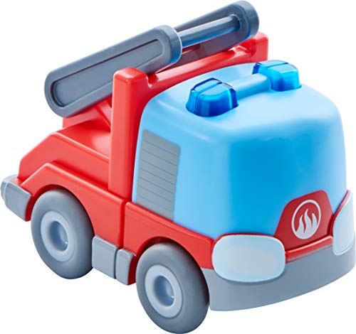 HABA 303844 - Kullerbü – Feuerwehr-Leiterwagen , Motorikspielzeug von 2-8 Jahren , Tolles Zubehör für alle Kullerbü-Bahnen HABA 303844 - Kullerbü – Feuerwehr-Leiterwagen , Motorikspielzeug von 2-8 Jahren , Tolles Zubehör für alle Kullerbü-Bahnen von HABA