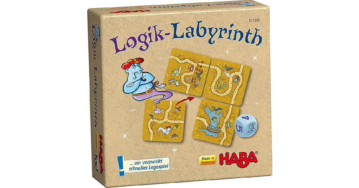 HABA 301886 Mitbringspiel Logik-Labyrinth HABA 301886 Mitbringspiel Logik-Labyrinth von HABA