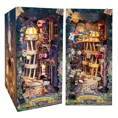 Buchstütze, Holzmodell Book Nook – Allee der Rettung Buchstütze, Holzmodell Book Nook – Allee der Rettung von Habarri