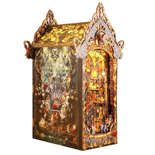 Buchstütze, Holzmodell Book Nook – Gesetze der Zaubernacht Buchstütze, Holzmodell Book Nook – Gesetze der Zaubernacht von Habarri