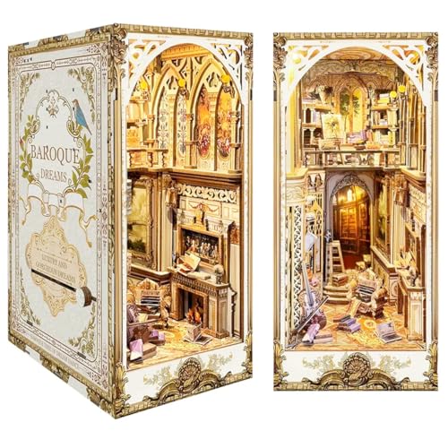 Buchstütze, Holzmodell Book Nook – Klassischer Barock Buchstütze, Holzmodell Book Nook – Klassischer Barock von Habarri