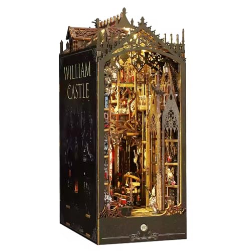 Buchstütze, Holzmodell Book Nook – Schloss von Prinz William Buchstütze, Holzmodell Book Nook – Schloss von Prinz William von Habarri