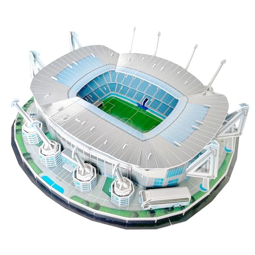Habarri Etihad Stadion Puzzle 3D - 3D Puzzle-Stadion - 3D Fußballstadion für Kinder und Erwachsene - Modell eines Fußballstadions - Modellbau - 104 Elemente von Habarri