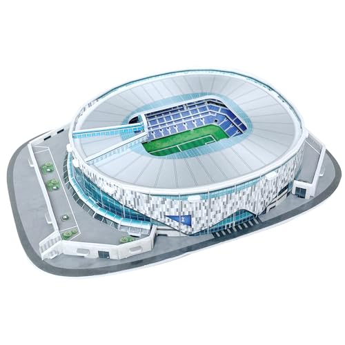 Habarri Mini White Hart Lane Stadium Puzzle 3D - 3D Puzzle-Stadion - Kleines 3D Fußballstadion für Kinder und Erwachsene - Mini Fußballstadion Modell - Modellbau - 27 Elemente von Habarri