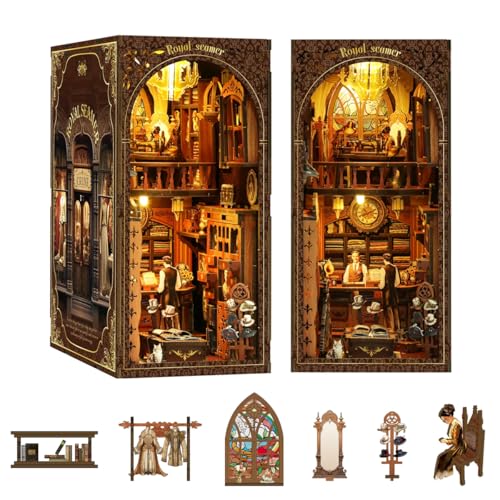 Habarri Miniatur Haus DIY Bücherecke Holz 3D Puzzle Set (Königlicher Schneider) von Habarri