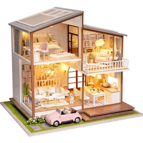 Habarri - Miniatur Haus - DIY Set - Bastelset Erwachsene & Kinder ab 7 Jahren - Bezauberndes 3D Modell mit Licht - Modellbau 1:24 - Motiv Malerisches Portugal Habarri - Miniatur Haus - DIY Set - Bastelset Erwachsene & Kinder ab 7 Jahren - Bezauberndes 3D Modell mit Licht - Modellbau 1:24 - Motiv Malerisches Portugal von Habarri