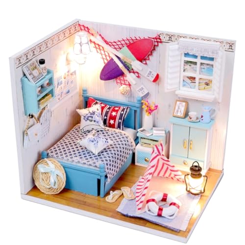 Habarri - Miniaturhaus - Außergewöhnliches DIY-Modell zum Zusammenbauen - Herausragender Realismus und Detailreichtum - Kreatives Hobby - 15x11x12cm - Traumurlaub Habarri - Miniaturhaus - Außergewöhnliches DIY-Modell zum Zusammenbauen - Herausragender Realismus und Detailreichtum - Kreatives Hobby - 15x11x12cm - Traumurlaub von Habarri