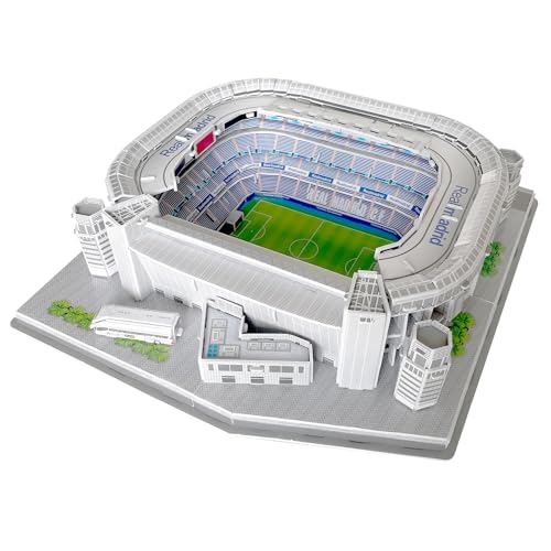 Habarri Santiago Bernabeu Stadion Puzzle 3D - 3D Puzzle-Stadion - 3D Fußballstadion für Kinder und Erwachsene - Modell eines Fußballstadions - Modellbau - 101 Elemente Habarri Santiago Bernabeu Stadion Puzzle 3D - 3D Puzzle-Stadion - 3D Fußballstadion für Kinder und Erwachsene - Modell eines Fußballstadions - Modellbau - 101 Elemente von Habarri