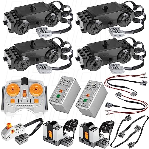 Habow 38Pcs Power-Function Technic-Parts Train-Motor IR Speed Fernbedienung Batteriekasten IR-Empfänger Verlängerungskabel Lichtkabel Schalter Kompatibel mit Mainstream-Marke Motor-Kit. Habow 38Pcs Power-Function Technic-Parts Train-Motor IR Speed Fernbedienung Batteriekasten IR-Empfänger Verlängerungskabel Lichtkabel Schalter Kompatibel mit Mainstream-Marke Motor-Kit. von Habow