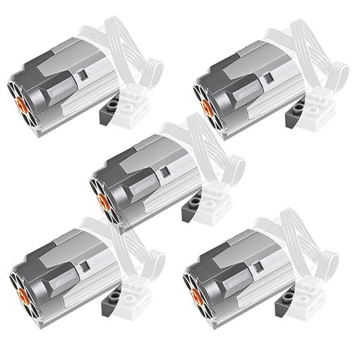 Habow 5Pcs Power-Function Technic-Parts Kit M-Motor 8883 Kompatibel mit Mainstream-Marken-Motor-Kit. von Habow
