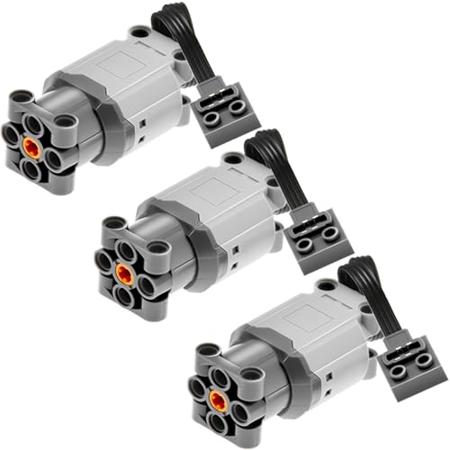 Habow Technic Power-Functions L-Motor-88003 (3 Stück) Kompatibel mit Mainstream-Marke Motor MOC Technic-Parts von Habow
