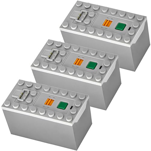 Habow Technic Power-Functions Power Functions AAA Batteriekasten 88000 (3 Stück) Kompatibel mit Mainstream-Marken Motor MOC Technic-Parts von Habow