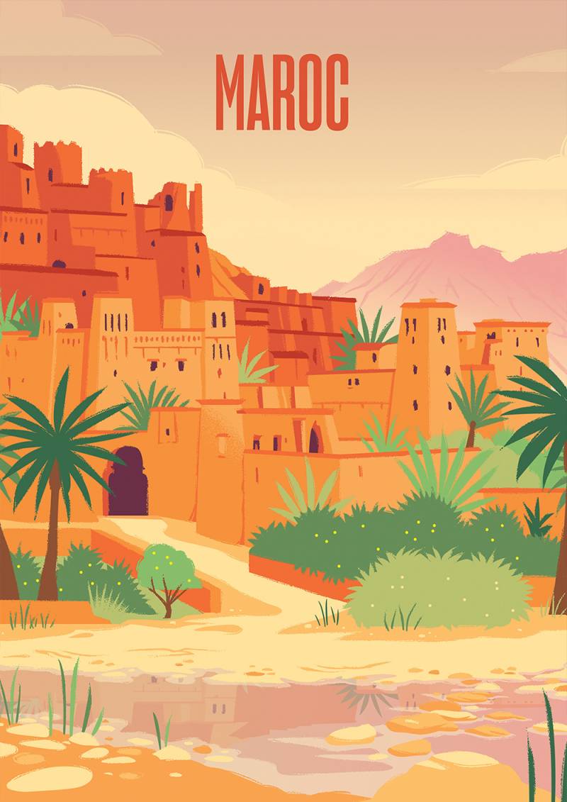 Hachette Urlaubsträume Marokko 500 Teile Puzzle Hachette-Puzzle-0011 von Hachette