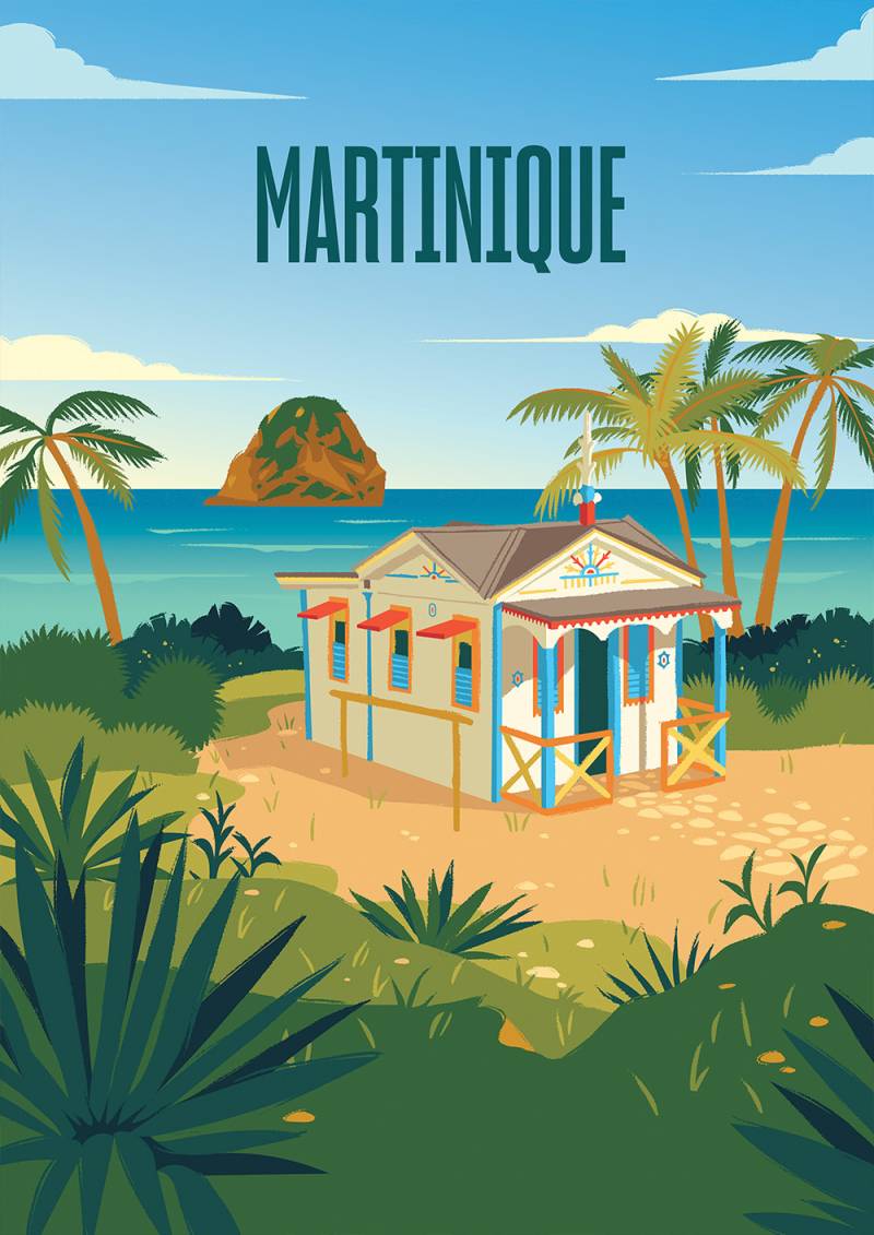 Hachette Urlaubsträume Martinique 500 Teile Puzzle Hachette-Puzzle-0012 von Hachette