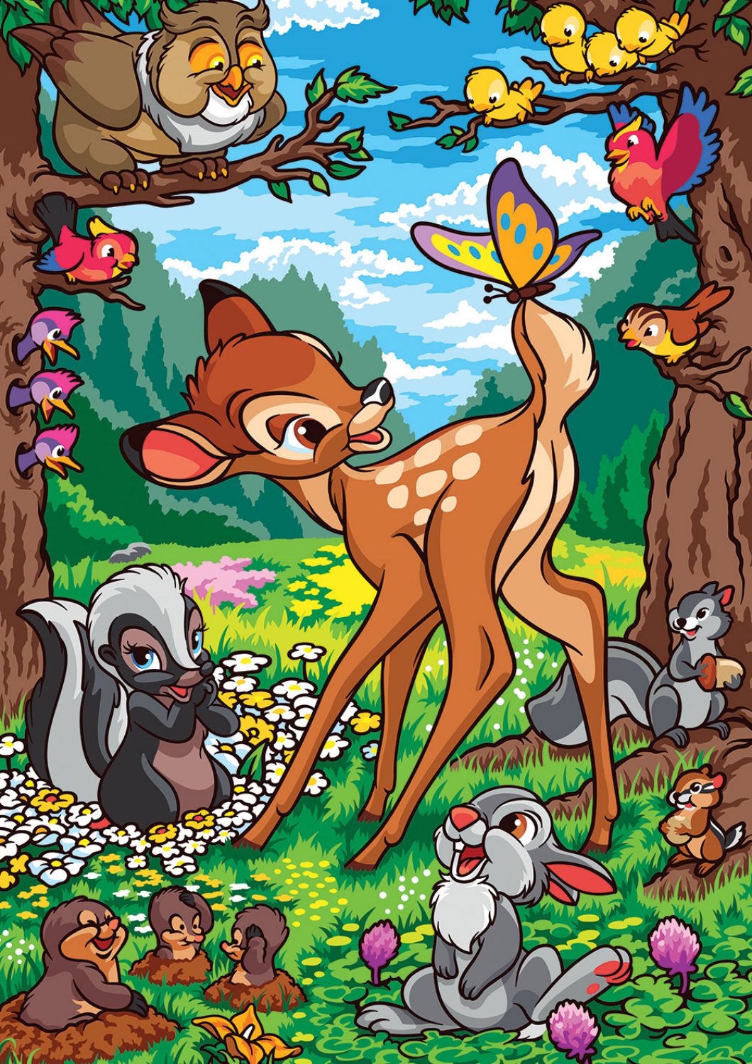 Hachette Puzzle 500 Teile – Grands Classiques Disney: Bambi  - von Hachette