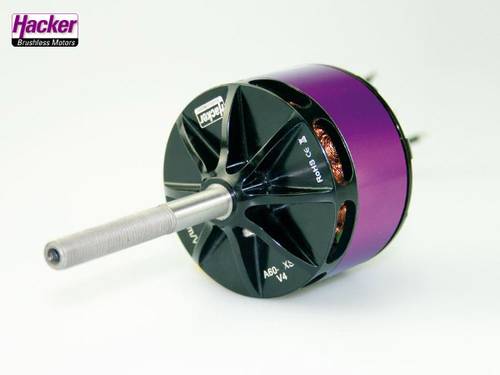 Hacker A60-5XS V4 28-Pole Flugmodell Brushless Elektromotor kV (U/min pro Volt): 420 Windungen (Turn von Hacker
