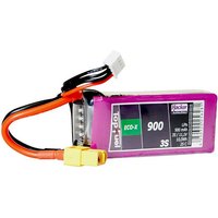 Hacker Modellbau-Akkupack (LiPo) 11.1V 900 mAh Zellen-Zahl: 3 25 C Softcase XT60 von Hacker