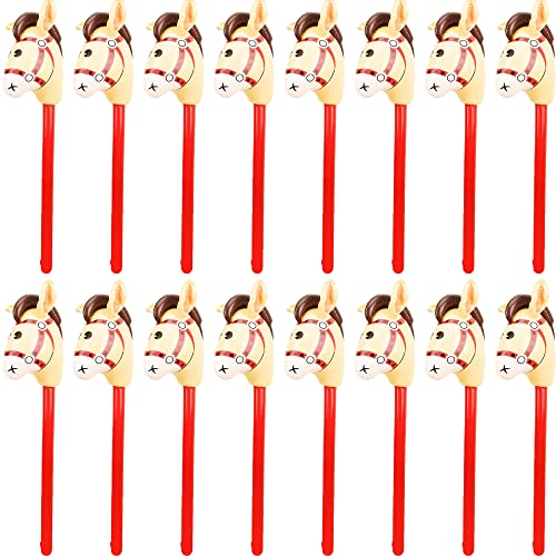 Haconba 16 Stück 101,6 cm aufblasbarer Stock Pferd Cowboy Cowgirl Pferd Kopf Stick Pony Stick Ballon für Cowboy Mottopartys Weihnachten Geburtstag Party Heimdekoration Haconba 16 Stück 101,6 cm aufblasbarer Stock Pferd Cowboy Cowgirl Pferd Kopf Stick Pony Stick Ballon für Cowboy Mottopartys Weihnachten Geburtstag Party Heimdekoration von Haconba