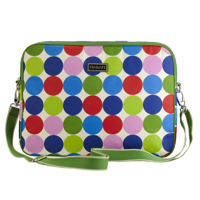 HADAKI 15.4" Laptop Sleeve Handtasche - jazz dots von Hadaki