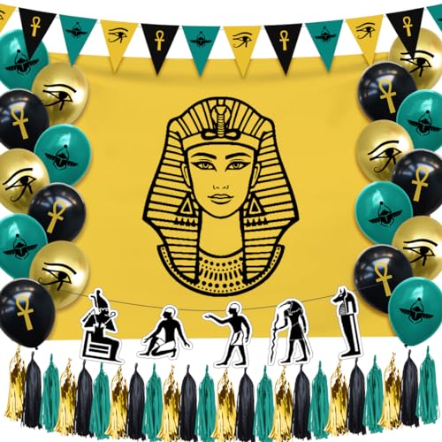 Hades Ägyptische Party-Dekorationen – antike ägyptische Foto-Requisiten Dekor – Ägypten-Luftballons Girlanden Hintergrund – Geburtstagsparty-Zubehör für Erwachsene und Kinder Hades Ägyptische Party-Dekorationen – antike ägyptische Foto-Requisiten Dekor – Ägypten-Luftballons Girlanden Hintergrund – Geburtstagsparty-Zubehör für Erwachsene und Kinder von Hades