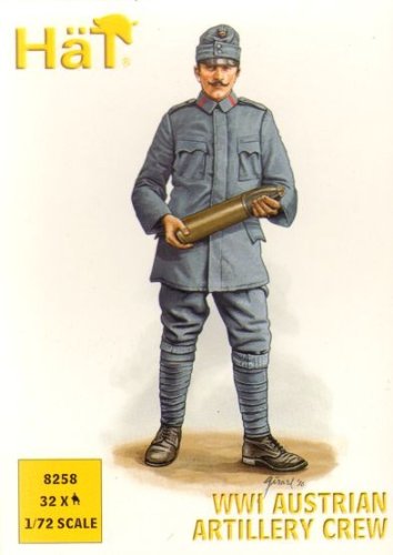 HäT 8258-1/72 Österreichische Artillerie-Mannschaft Plastikmodellbausatz von HäT