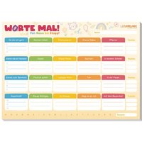 Spiele-Block Worte mal - Von Aaa bis Stopp A4 von Häfft