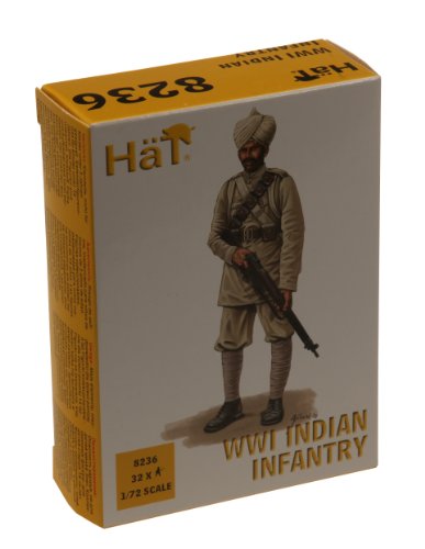 Hät 8236-1/72 WWI Indian Infantry, Mittel, Erdton von Hät