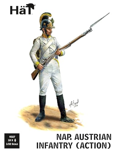 Hät - 1/32 Napoleonische österreichische Infanterie, Aktion - Plastik-Modellbau - Maßstab: 1:32 von Hät