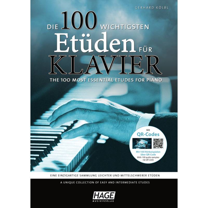 Die 100 wichtigsten Etüden für Klavier von Hage Musikverlag