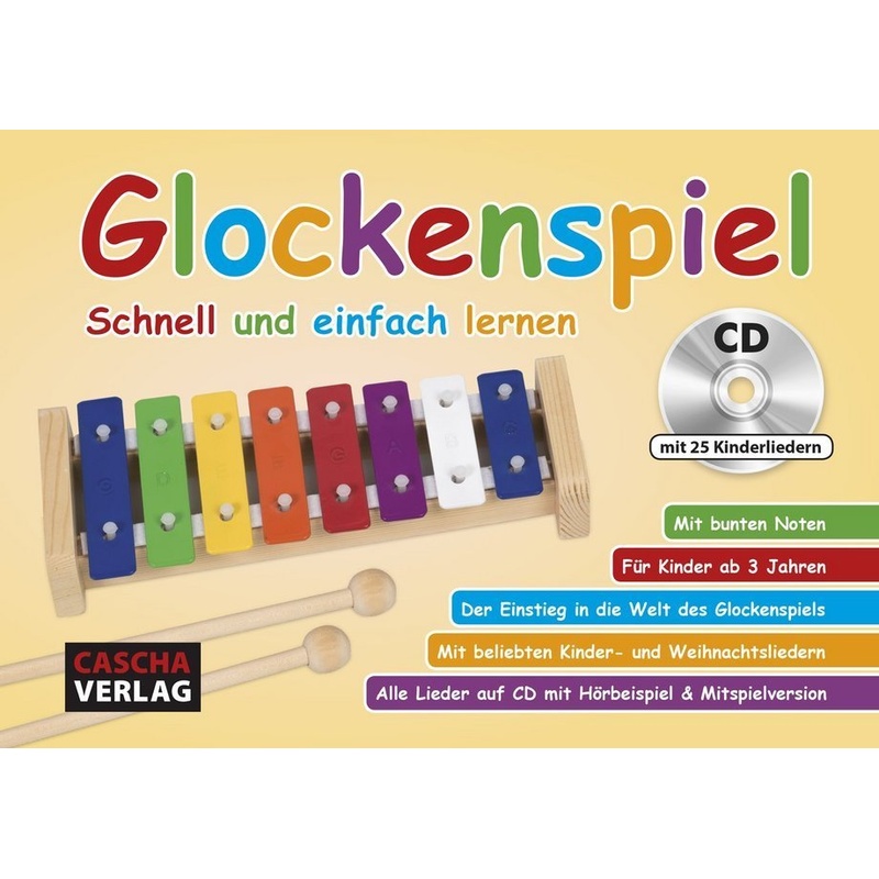 Glockenspiel, m. Audio-CD von Hage Musikverlag