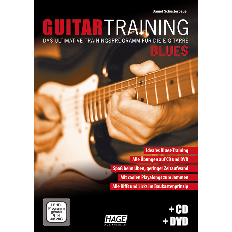 Guitar Training Blues + CD + DVD von Hage Musikverlag