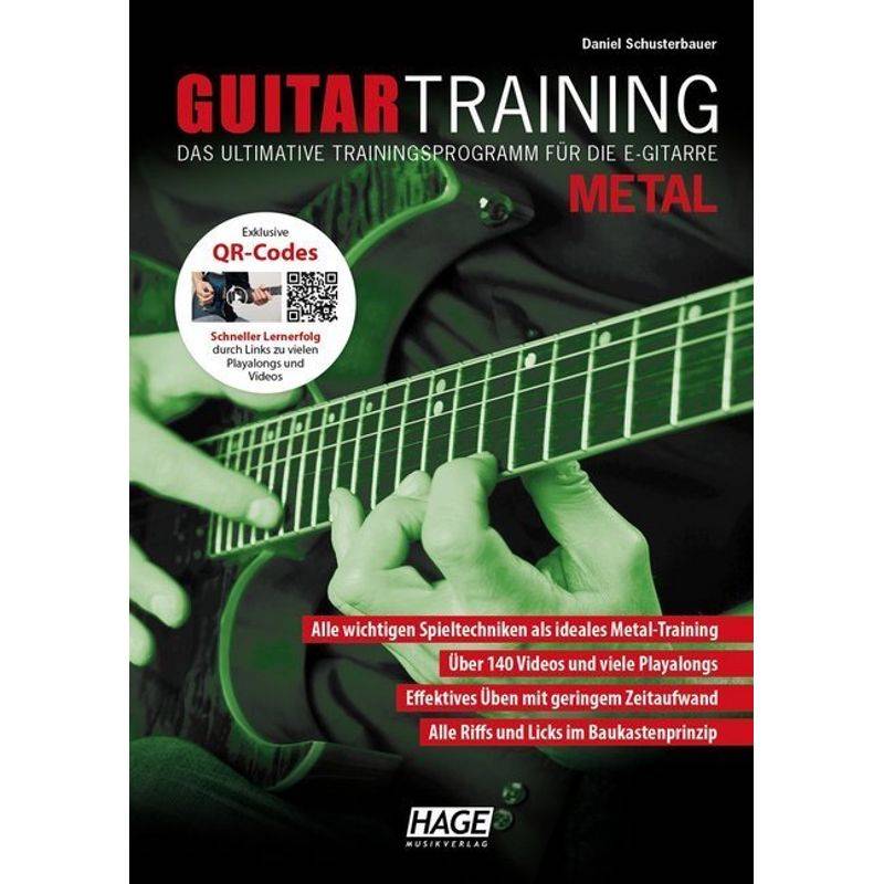 Guitar Training Metal (mit QR-Codes) von Hage Musikverlag