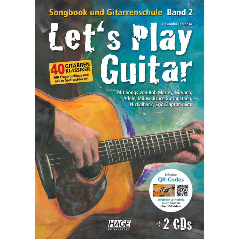 Let's Play Guitar Band 2 (mit 2 CDs und QR-Codes).Bd.2 von Hage Musikverlag
