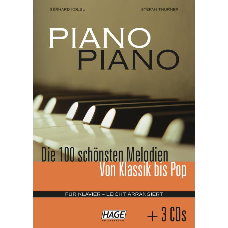 Piano Piano + 3 CDs.Bd.1 von Hage Musikverlag