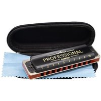 Professional Blues Harmonica in C (incl. case and cleaning cloth) von Hage Musikverlag
