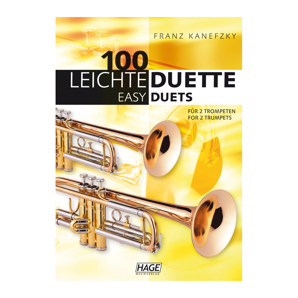 Hage 100 Leichte Duette für 2 Trompeten Notenbuch Hage 100 Leichte Duette für 2 Trompeten Notenbuch von Hage