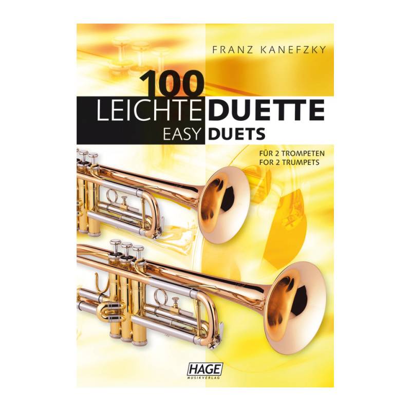 Hage 100 Leichte Duette für 2 Trompeten Notenbuch von Hage