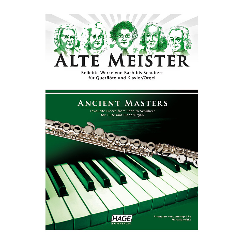 Hage Alte Meister für Querflöte und Klavier Notenbuch von Hage