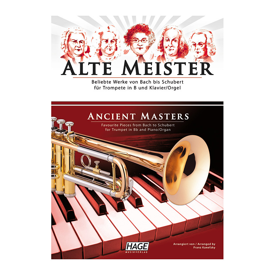Hage Alte Meister für Trompete und Klavier Notenbuch von Hage