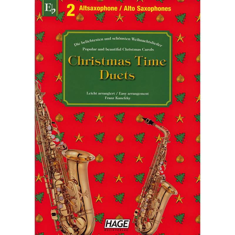 Hage Christmas Time Duets Notenbuch von Hage