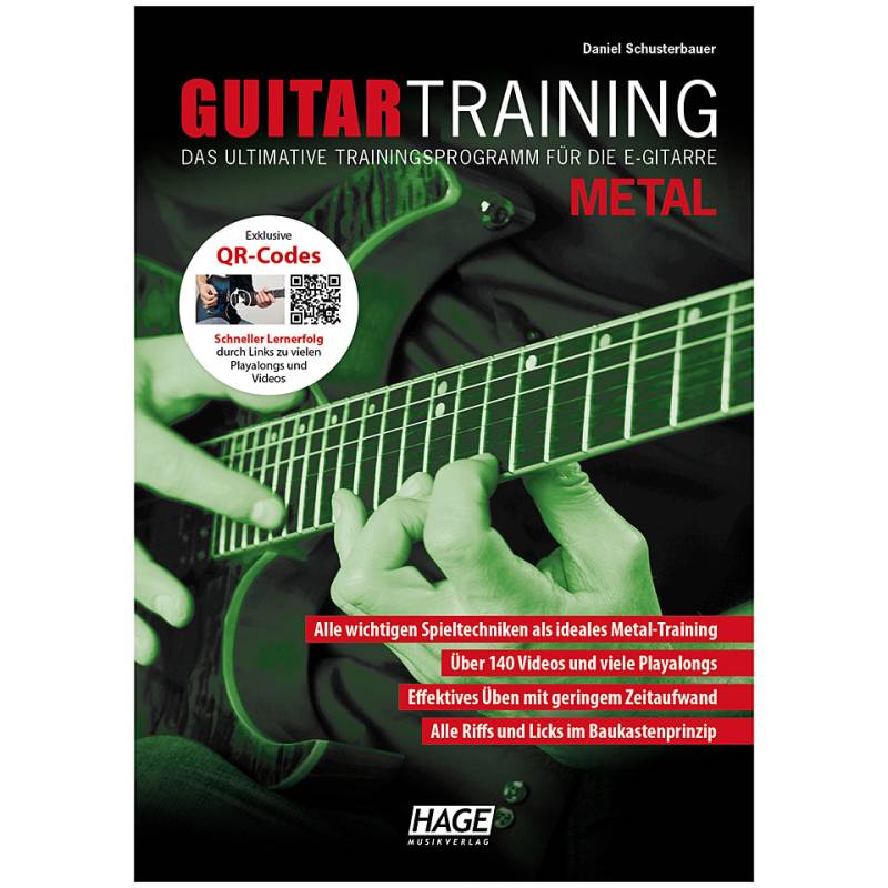 Hage Guitar Training Metal Lehrbuch von Hage