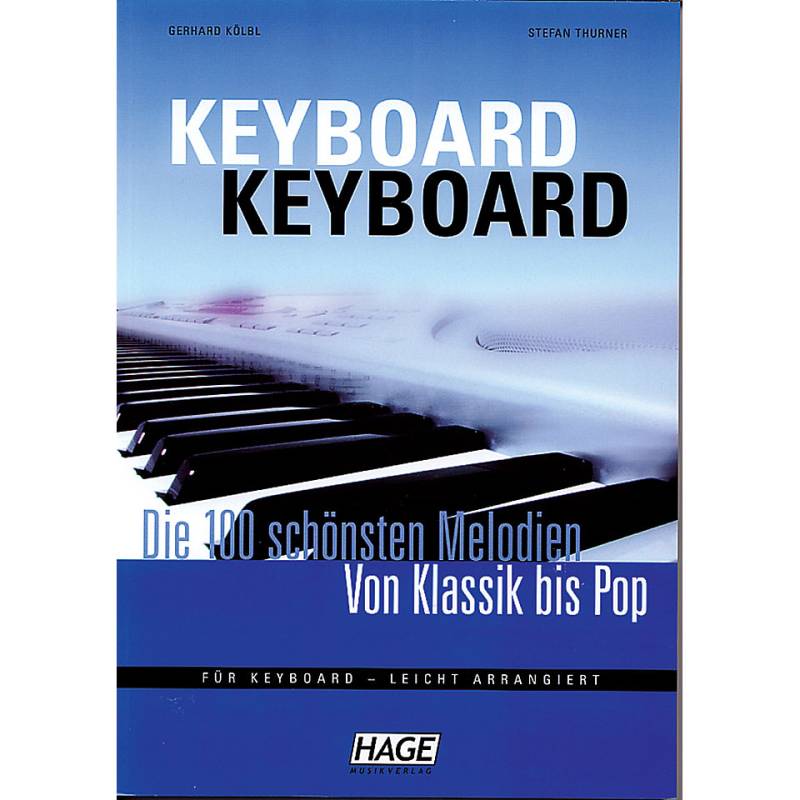 Hage Keyboard Keyboard Notenbuch von Hage