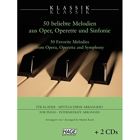 Hage Klassik Klassik (mit 2 CDs) Notenbuch von Hage