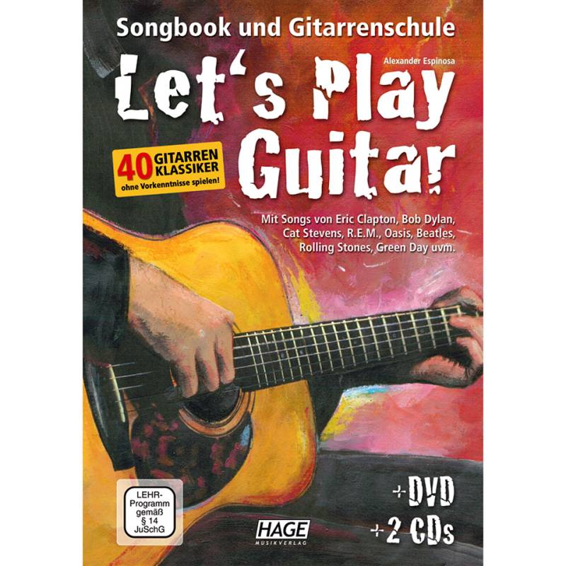 Hage Let&#39;s Play Guitar Lehrbuch von Hage